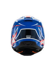 Alpinestars - 2025 SM3 Youth Wurx Blue Red White Black Glossy MX Helmet