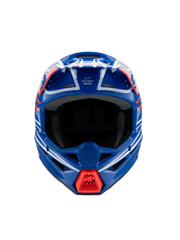 Alpinestars - 2025 SM3 Youth Wurx Blue Red White Black Glossy MX Helmet