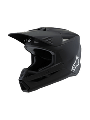 Alpinestars - 2025 SM3 Youth Solid Black Matt MX Helmet