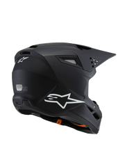 Alpinestars - 2025 SM3 Youth Solid Black Matt MX Helmet