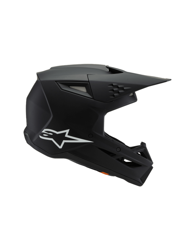 Alpinestars - 2025 SM3 Youth Solid Black Matt MX Helmet