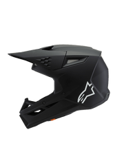 Alpinestars - 2025 SM3 Youth Solid Black Matt MX Helmet