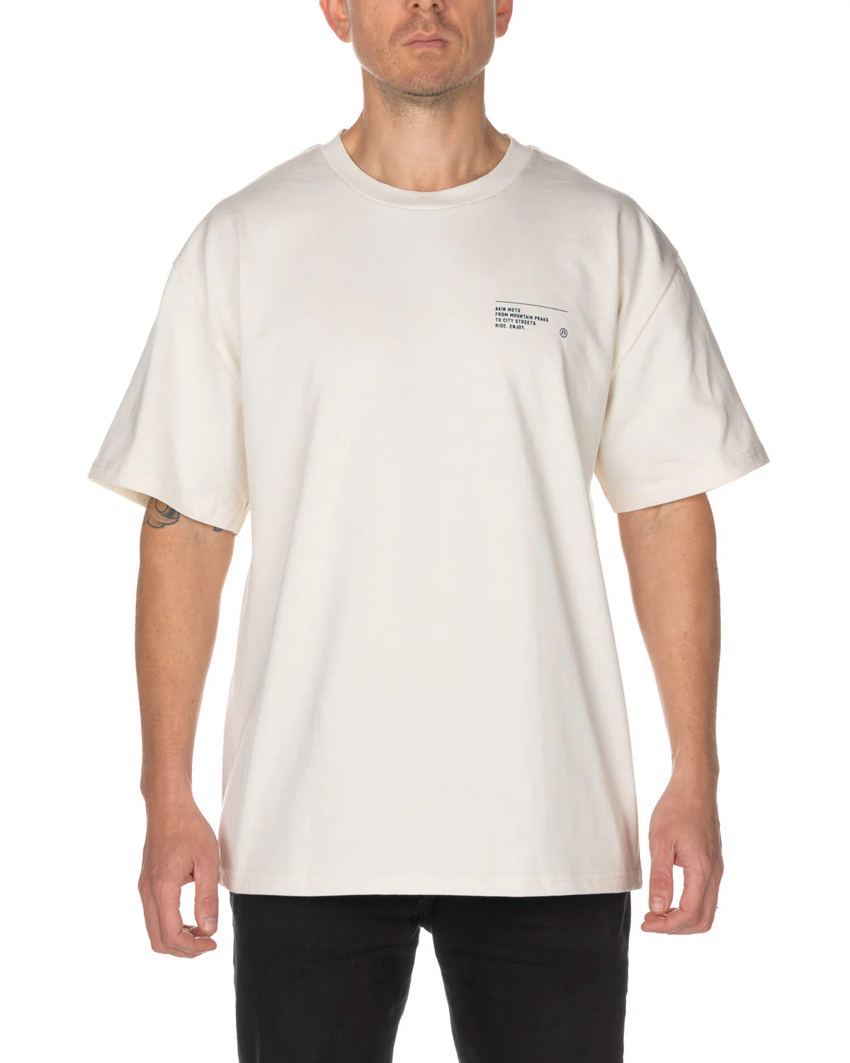 Akin Moto - Lomond White Tee