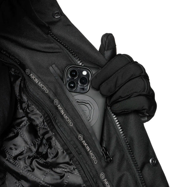 Akin Moto - Alpha 4.0 Black Jacket