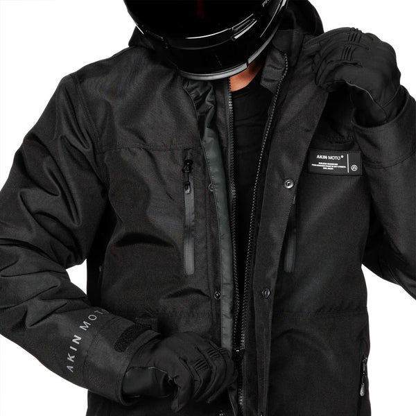 Akin Moto - Alpha 4.0 Black Jacket