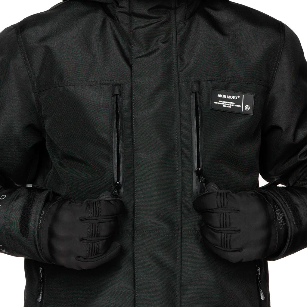 Akin Moto - Alpha 4.0 Black Jacket