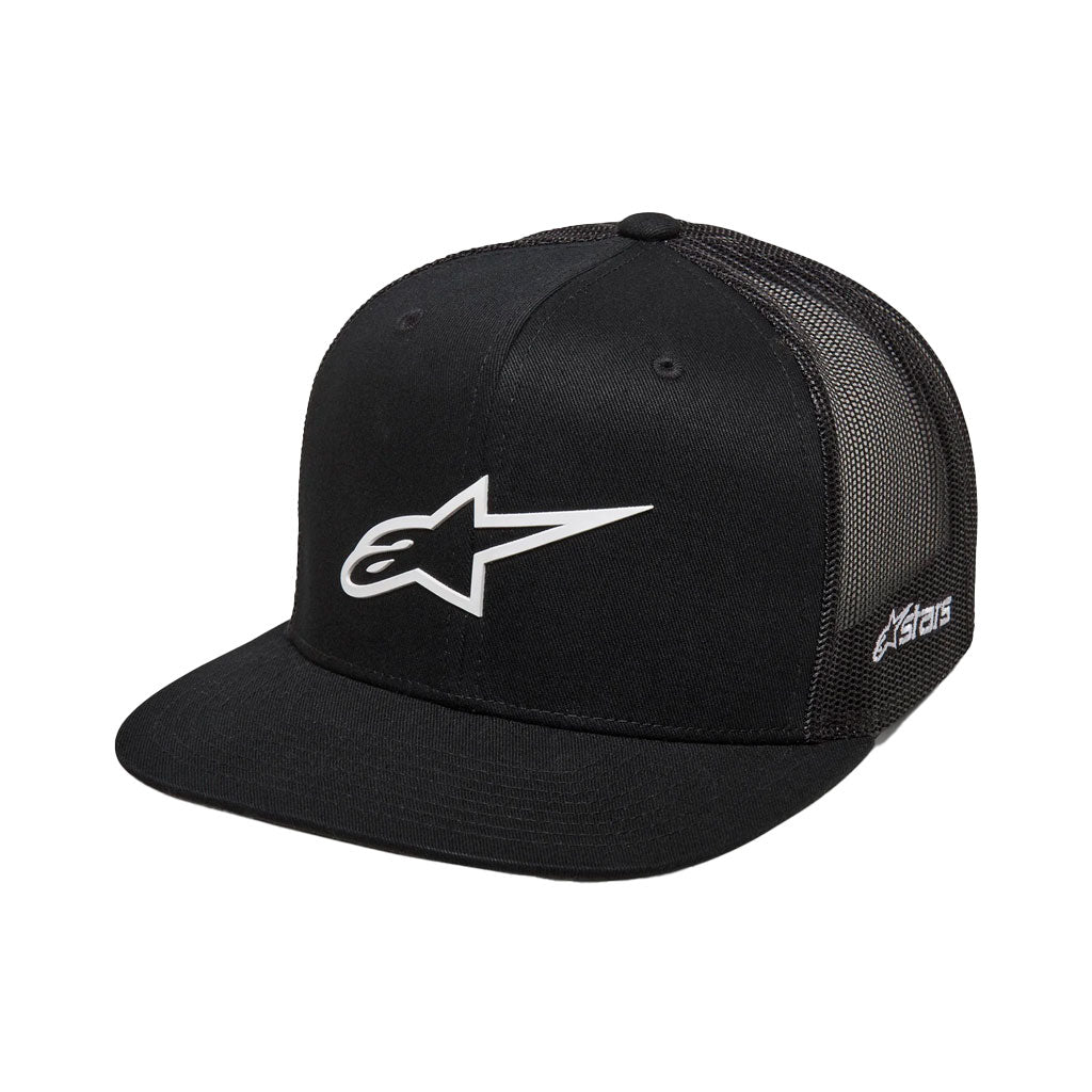 Alpinestars - Ageless Black White Trucker Hat – AMA Warehouse