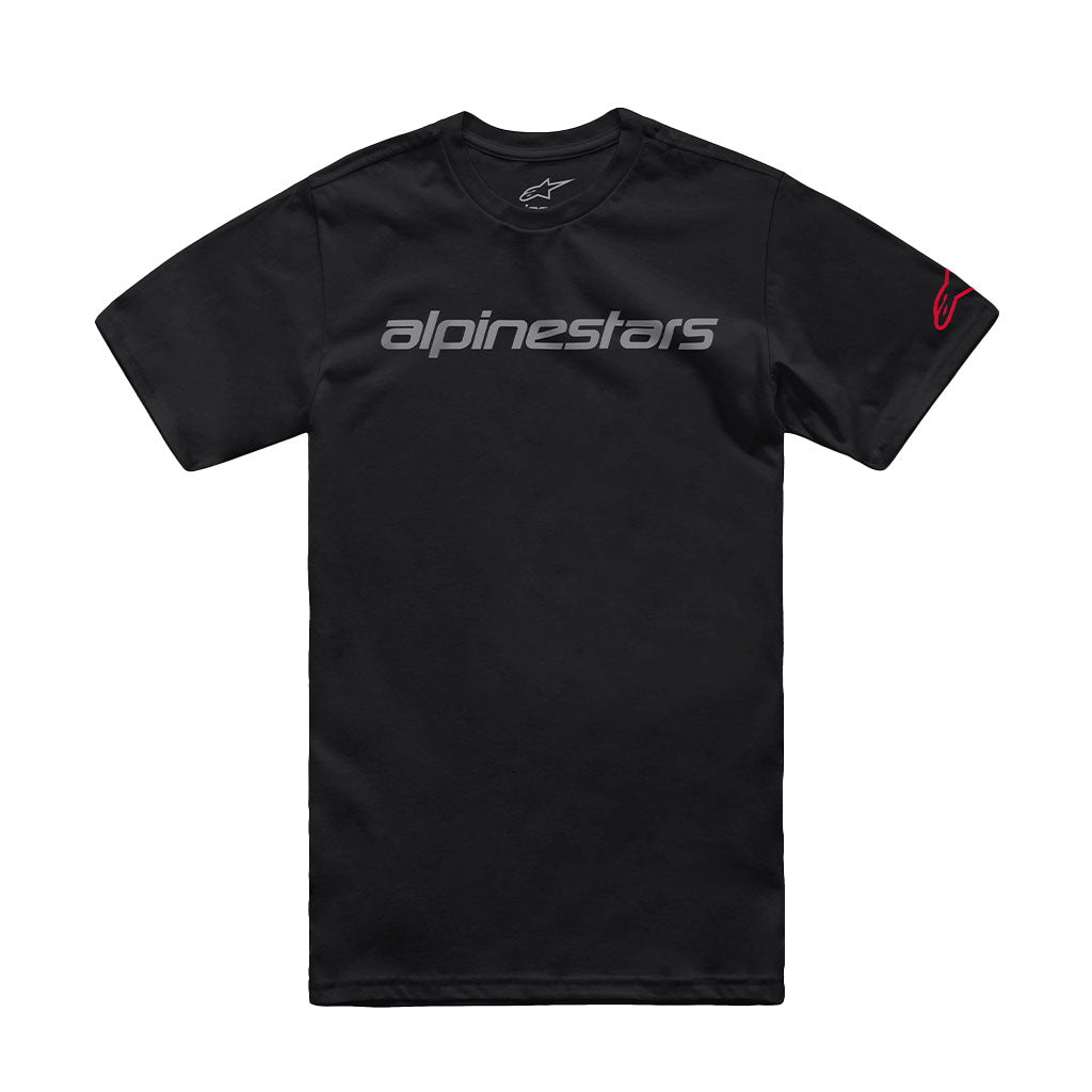 Alpinestars - Linear Wordmark 2.0 Black/Grey/Red Tee