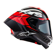 Alpinestars - Supertech SR10 Element Black Red Carbon Helmet