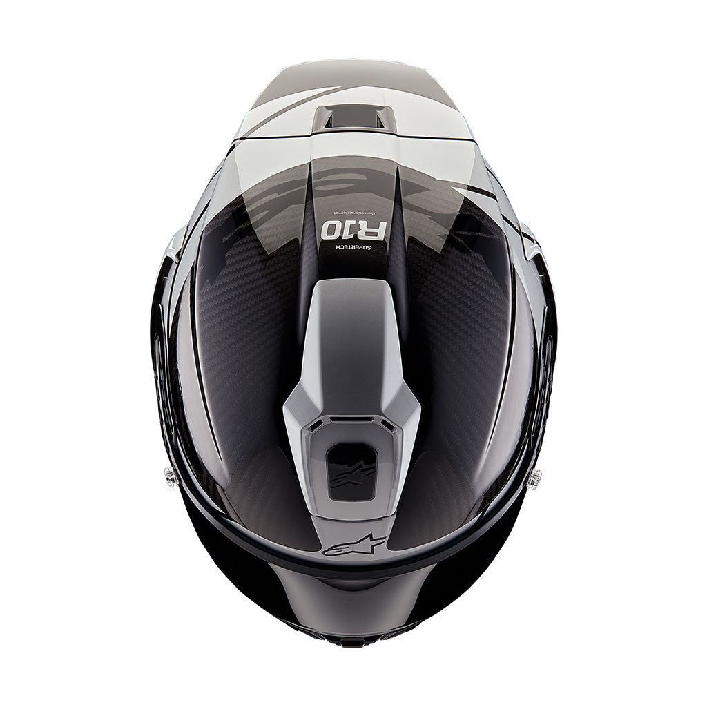 Alpinestars - Supertech R10 Element Black Silver Carbon Helmet - AMA ...