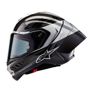 Alpinestars - Supertech SR10 Element Black Silver Carbon Helmet