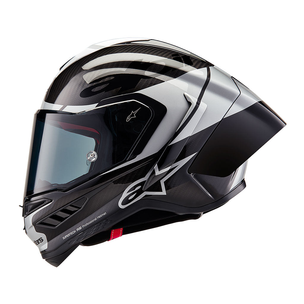 Alpinestars - Supertech R10 Element Black Silver Carbon Helmet - AMA ...