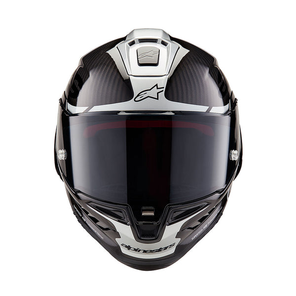 Alpinestars - Supertech SR10 Element Black Silver Carbon Helmet - AMA ...