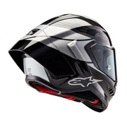 Alpinestars - Supertech SR10 Element Black Silver Carbon Helmet