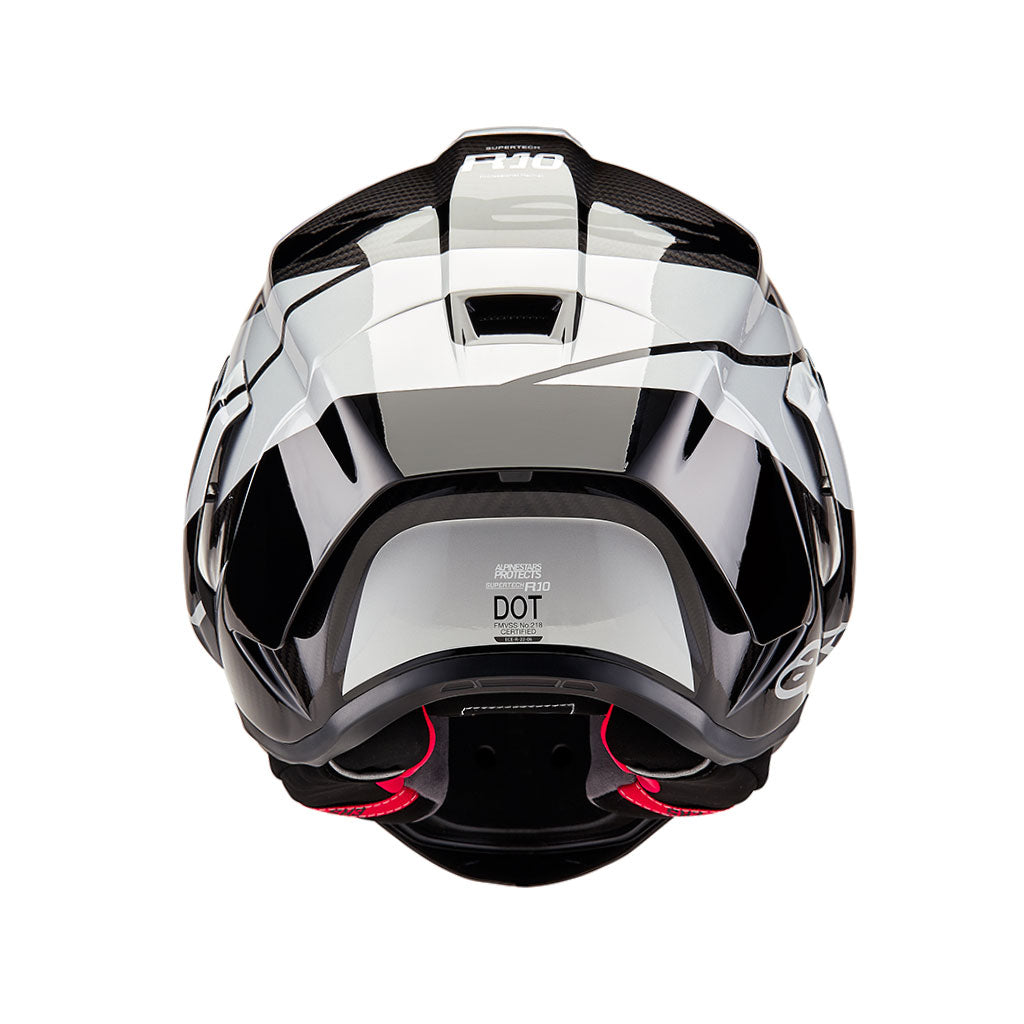 Alpinestars - Supertech R10 Element Black Silver Carbon Helmet - AMA ...