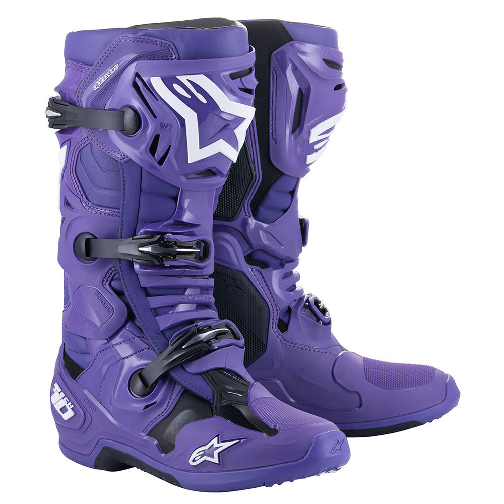 Tech 10s Alpinestars - Tech 10 Ultra Violet Purple MX Boots – AMA Warehouse