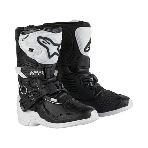 Alpinestars - Tech 3s Black/White Kids MX Boots