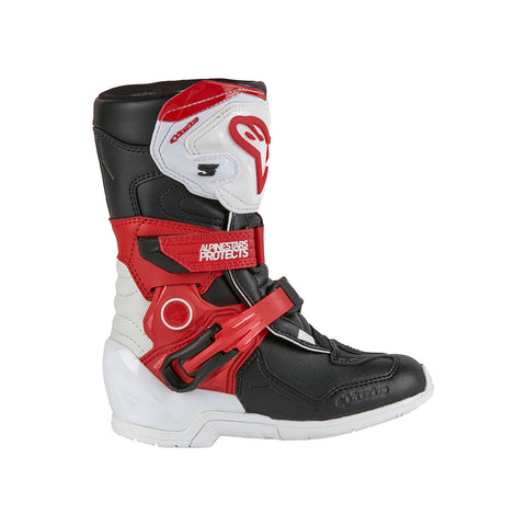 Alpinestars - Tech 3s Black/White/Red Kids MX Boots