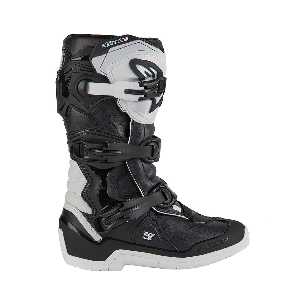 Alpinestars Tech 3s V2 Black White Youth MX Boots AMA Warehouse