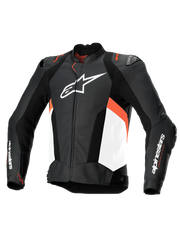 Alpinestars - Faster V3 Black/Red Air Leather Jacket