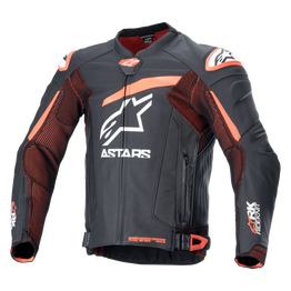 Alpinestars - GP Plus R V4 Black/Red Rideknit Leather Jacket