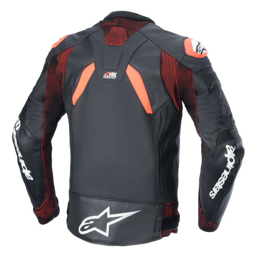 Alpinestars - GP Plus R V4 Black/Red Rideknit Leather Jacket