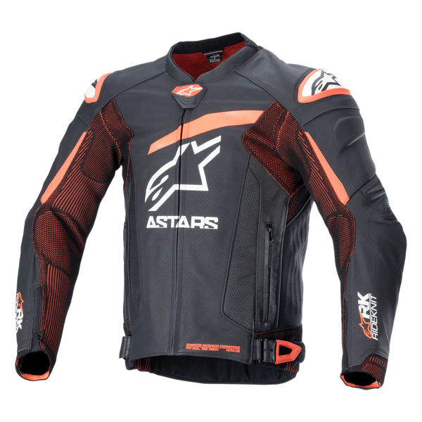 Alpinestars - GP Plus R V4 Black/Red Rideknit Leather Jacket