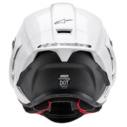 Alpinestars - Supertech SR10 Solid White/Black Helmet