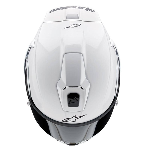 Alpinestars - Supertech SR10 Solid White/Black Helmet