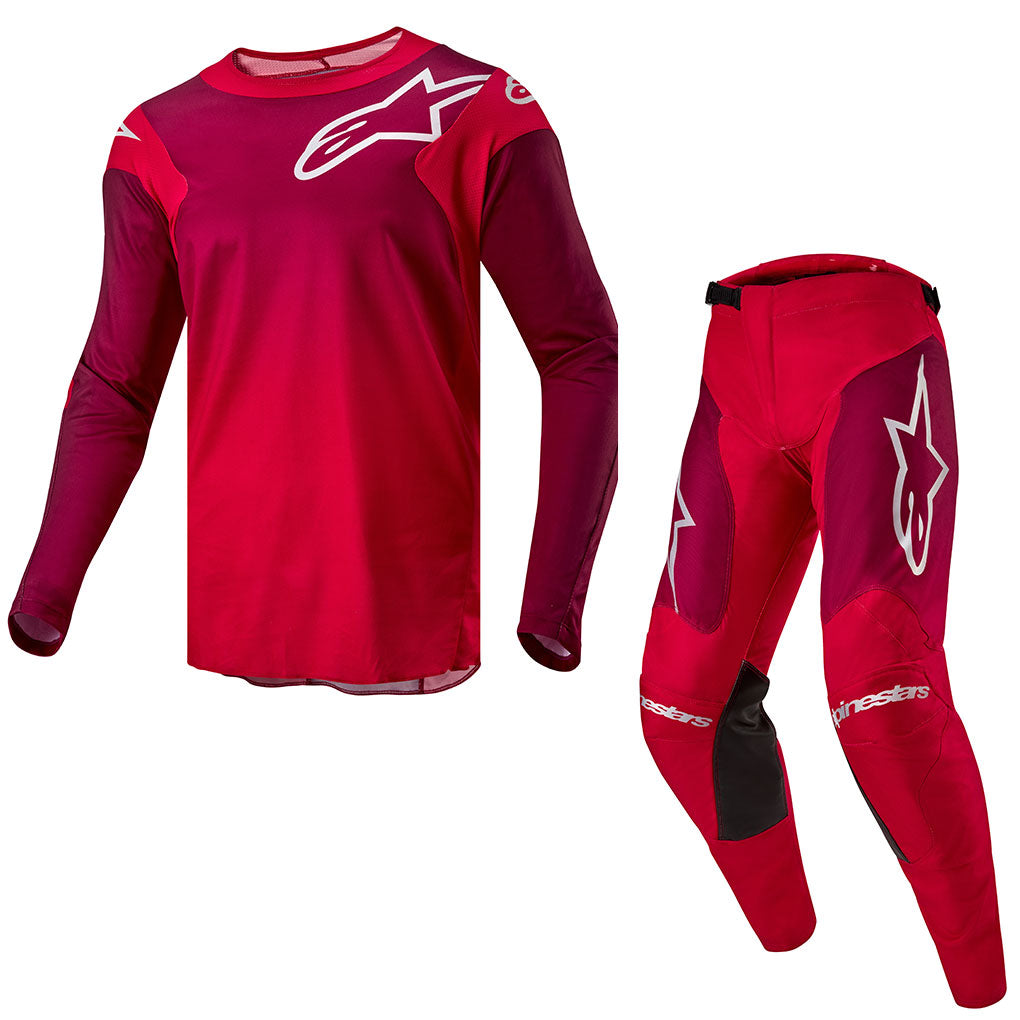 Alpinestars - 2024 Racer Hoen Red/Burgundy MX Combo