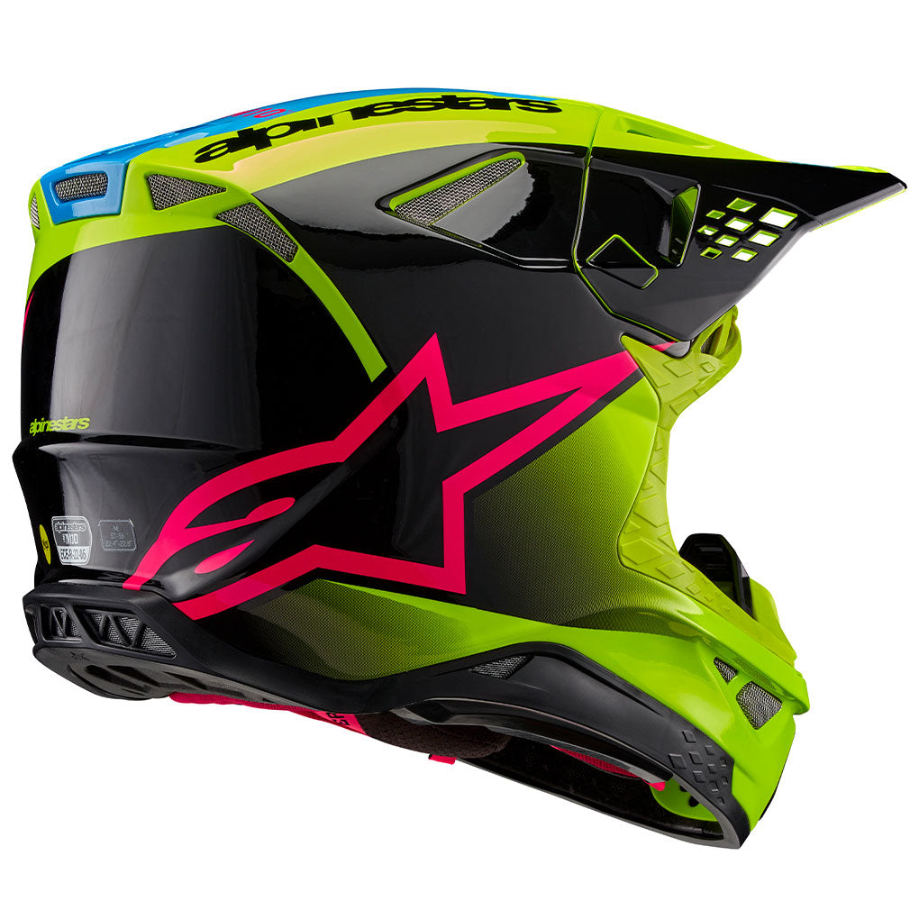 Alpinestars - SM10 Unite Flo Yellow/Black/Pink Helmet