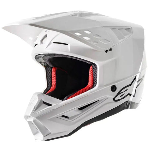 Alpinestars - 2024 SM5 Solid Gloss White Helmet
