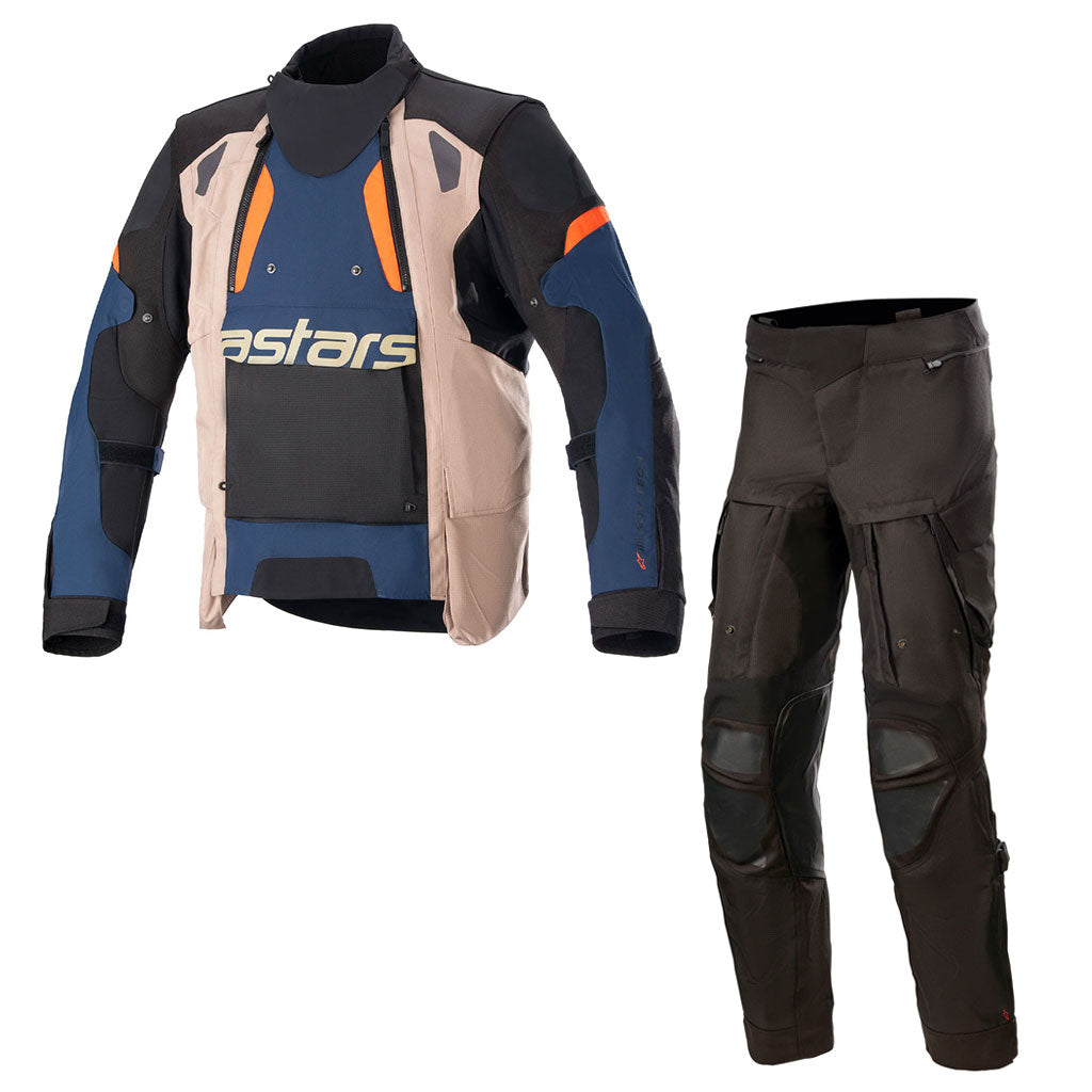 Alpinestars - Halo Drystar Khaki/Navy/Orange Adventure Combo