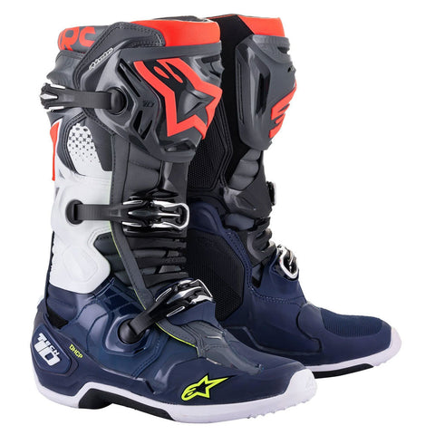 Alpinestars - Tech 10 Blue/Grey/Red MX Boots