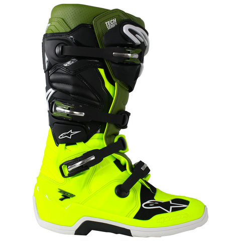 Alpinestars - Tech 7 Military Green/Yellow MX Boots