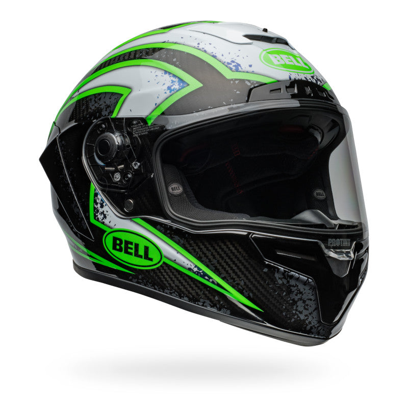 Bell - Racestar DLX Xenon Black/Green/White Helmet