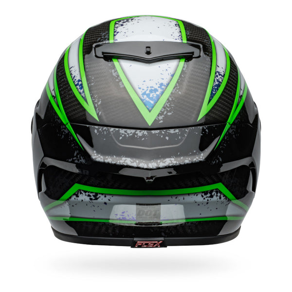 Bell - Racestar DLX Xenon Black/Green/White Helmet