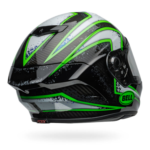 Bell - Racestar DLX Xenon Black/Green/White Helmet