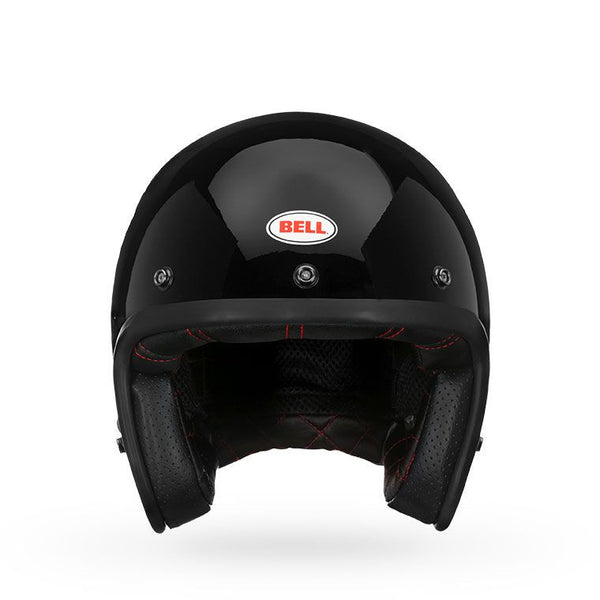 Bell - Custom 500 Gloss Black Open Face Helmet