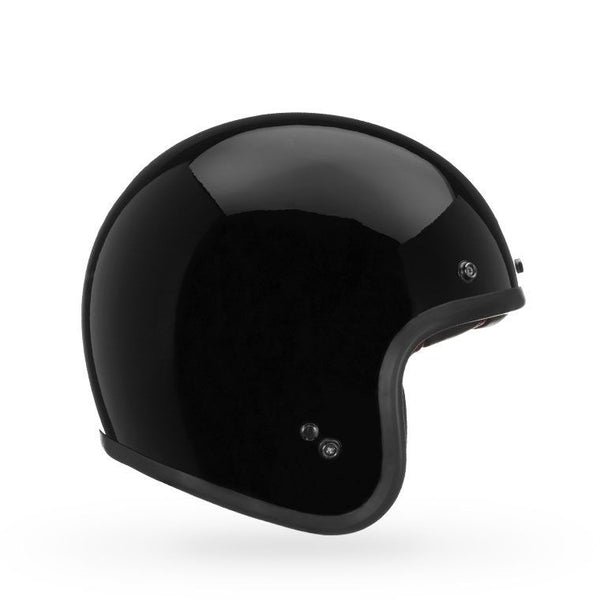 Bell - Custom 500 Gloss Black Open Face Helmet
