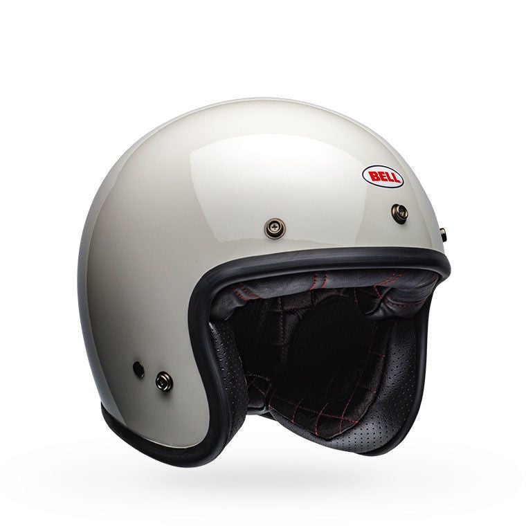 Bell - Custom 500 Vintage White Open Face Helmet