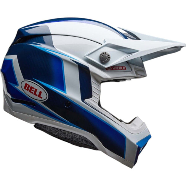Bell - 2025 Moto 10 Spherical Tomac Blue/White Helmet