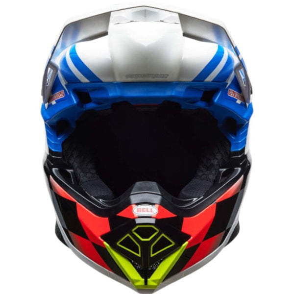 Bell - 2025 Moto 10 Spherical Pro Circuit Blue/White Helmet