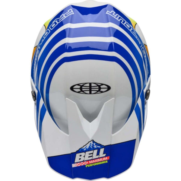 Bell - 2025 Moto 10 Spherical Pro Circuit Blue/White Helmet