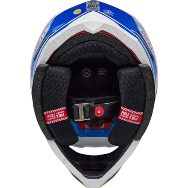 Bell - 2025 Moto 10 Spherical Pro Circuit Blue/White Helmet