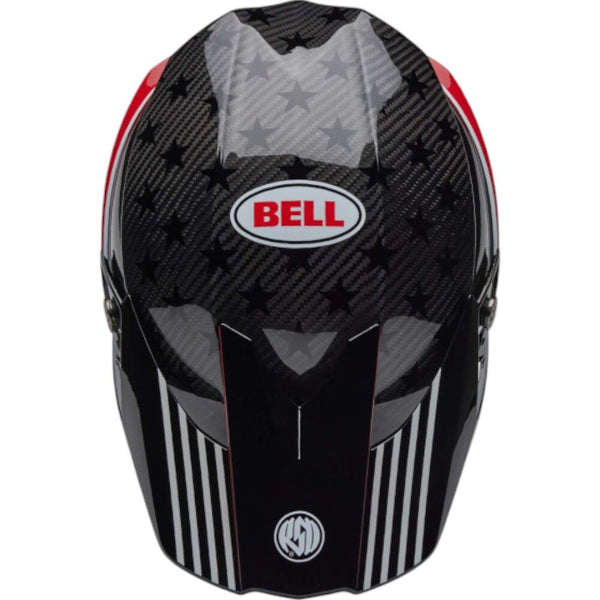 Bell - 2025 Moto 10 Spherical RSD Old Glory Red/Blue Helmet