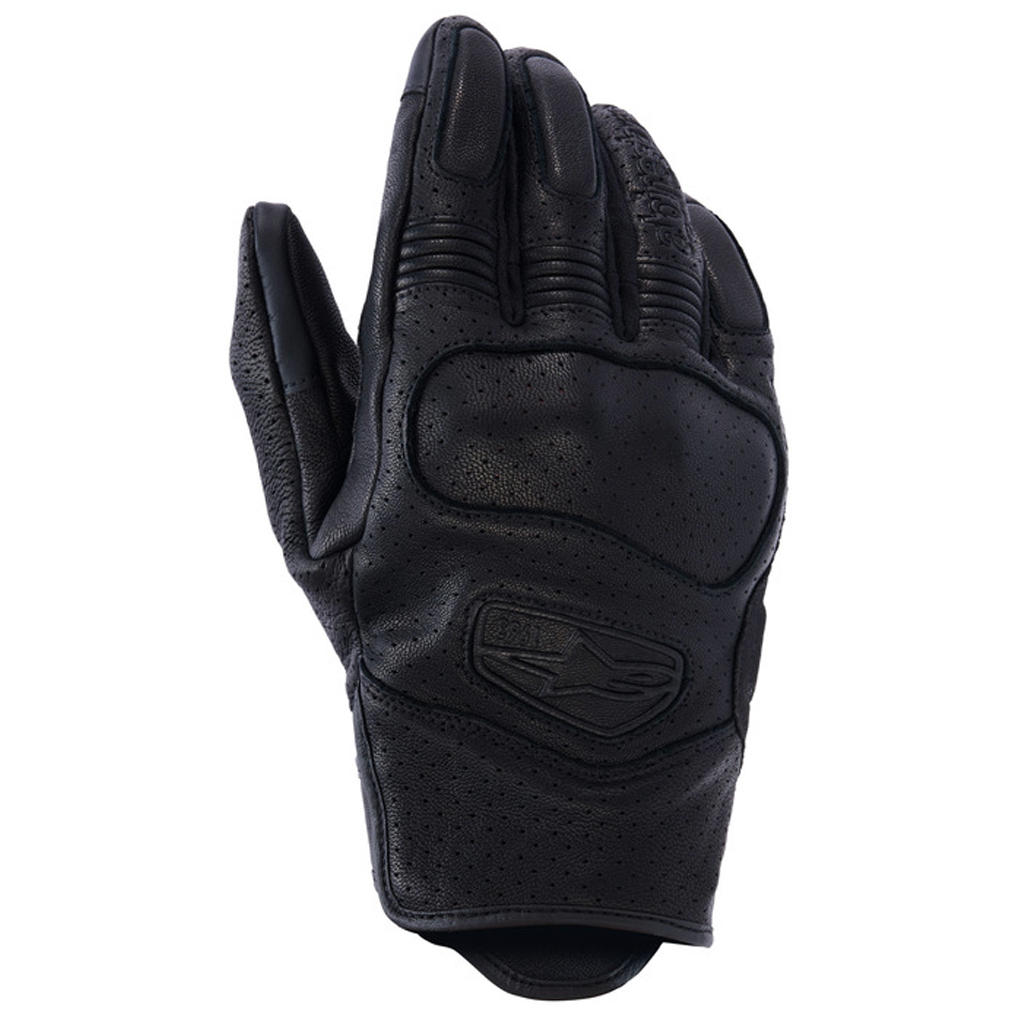 Alpinestars - Mustang V3 Black/Black Leather Gloves