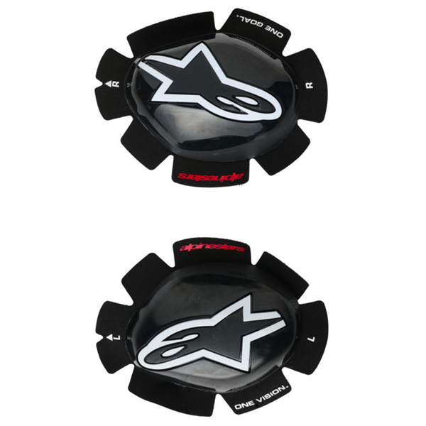 Alpinestars - GP Tech Black/White Knee Slider - OSFA