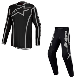 Alpinestars - 2027 Youth Fluid Apex V2 Black/Silver Mx Combo