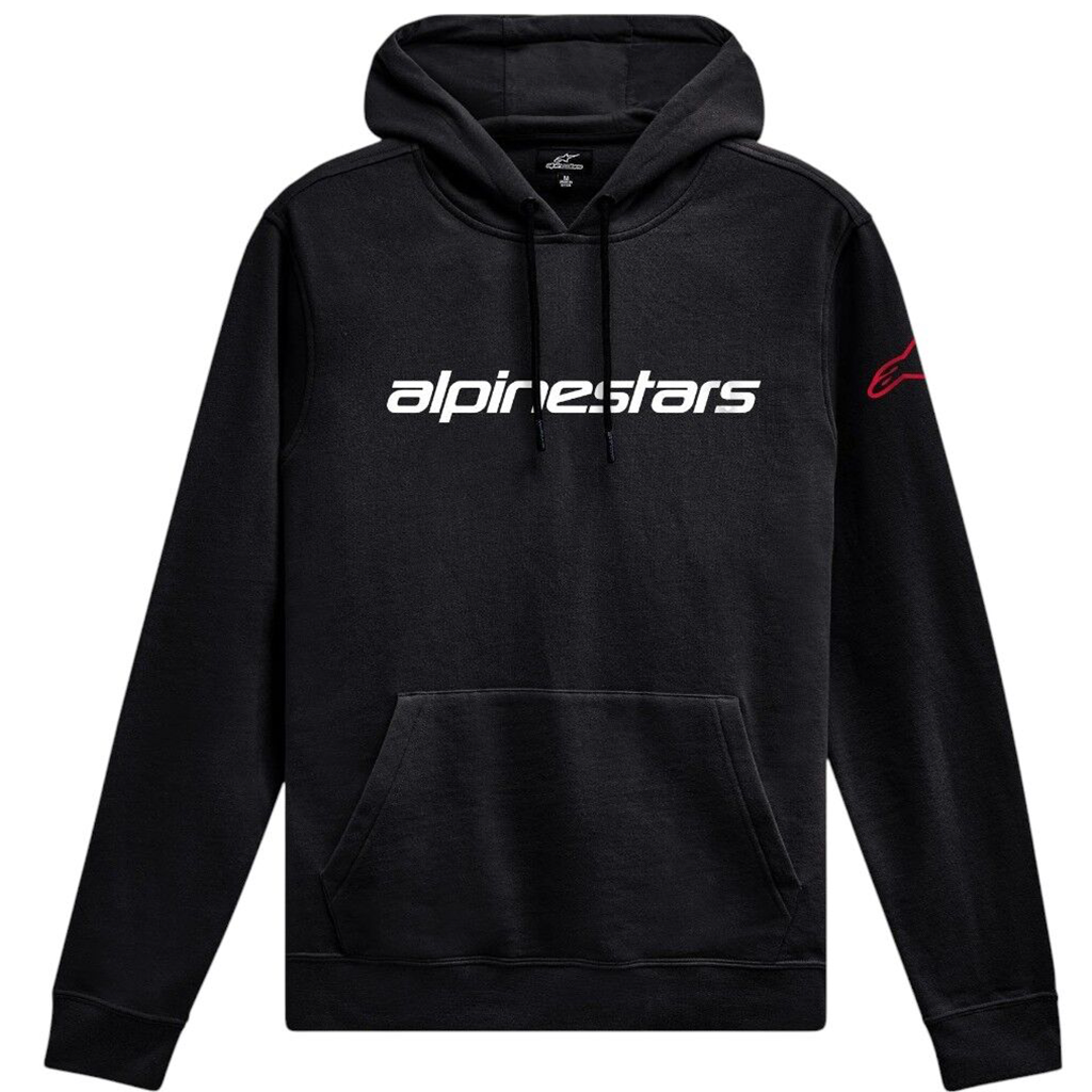 Alpinestars - Linear Wordmark V3 Black/White/Red Hoodie